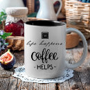 Suche nach kaffee ist mein leben tassen Zitat