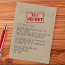 Recherche de agent secret invitations Fête surprise