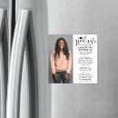Recherche de magnétique invitations Noir et blanc