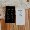 Recherche de coiffure verticales mini cartes visite Administrative professional