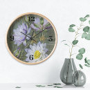 Suche nach wasserlilien poster wanduhren Blau