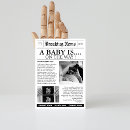 Recherche de unique baby shower invitations Noir et blanc