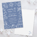 Recherche de something blue invitations Bride