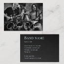Recherche de groupe cartes visite Musicien