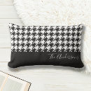 Recherche de houndstooth coussins Cool