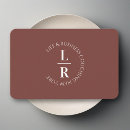 Recherche de roux cartes visite Monogramme
