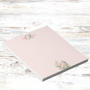 Recherche de flamant rose s blocsnotes Monogramme