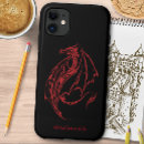Recherche de dragon rouge iphone coques Tatouage
