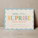 Recherche de surprise moderne invitations C'est une surprise