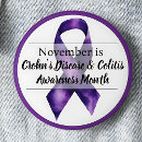 Recherche de maladie crohn badges Violet