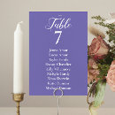 Suche nach lila wedding tischnummern tischkarten Sitzkarte