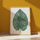 Recherche de feuille verte posters Jungle