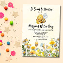 Recherche de 1st bee day invitations Nid d'abeille