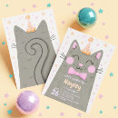 Recherche de lets pawty invitations Chaton