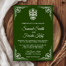 Recherche de vert de crâne invitations Élégant
