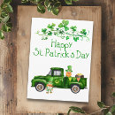 Recherche de gnomes cartes postales Shamrock