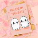 Recherche de fantôme drôle vœux cartes Kawaii