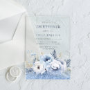Recherche de blue floral anniversaire invitations Parti