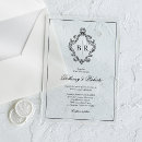 Recherche de rococo mariage invitations Classique