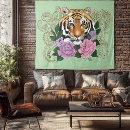 Recherche de tigre rose art Animal