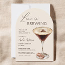 Recherche de café brun invitations Martini à expresso