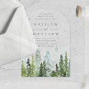 Recherche de vert sapin mariage invitations Hiver
