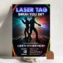 Suche nach laser tag party einladungen Boy
