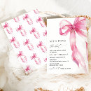 Recherche de bow bridal shower invitations Rose pâle