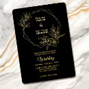 Recherche de photo frame invitations Feuille d'or