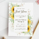 Recherche de tournesol mariage invitations Campagne