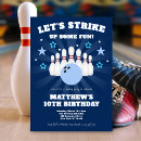 Suche nach bowling retro einladungen Jungs bowling party
