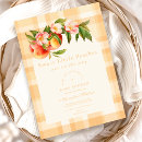Recherche de peach baby shower invitations Élégant