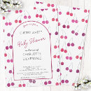 Recherche de rouge cerise invitations Petite fille