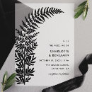 Recherche de fougère invitations Bride