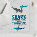 Recherche de requins invitations Moderne