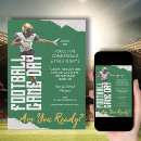 Recherche de partie américaine invitations Football américain