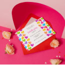 Recherche de coeur de valentines invitations Mignon