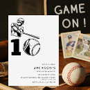 Recherche de 10 ans invitations Noir et blanc