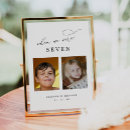 Recherche de mariage table cartes Noir et blanc