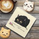Suche nach gelbe katze untersetzer Schwarz