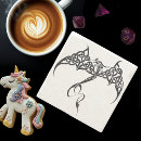 Suche nach keltischer knoten untersetzer Weiß