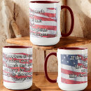 Recherche de liberté citation tasses Premier amendement