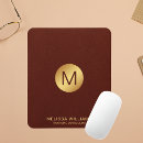 Suche nach rotes leder mousepads Monogramm