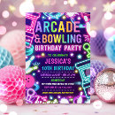 Recherche de arcade invitations Fête d'anniversaire éclatante