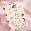 Recherche de ballerines invitations Fête de ballerine