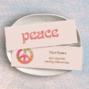 Suche nach peace visitenkarten Hippie