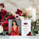 Recherche de quinceanera invitations Rouge