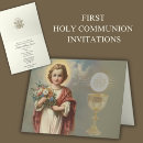 Recherche de première eucharistie invitations Élégant
