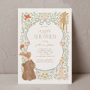 Recherche de forêt baby shower invitations Verdure