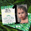 Recherche de dinosaur photo anniversaire invitations Jungle